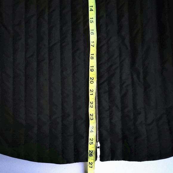 LAFAYETTE 148 NY Bailey Alpine Black Gray Quilted Wool Cashmere Zip Vest M - Picture 6 of 9